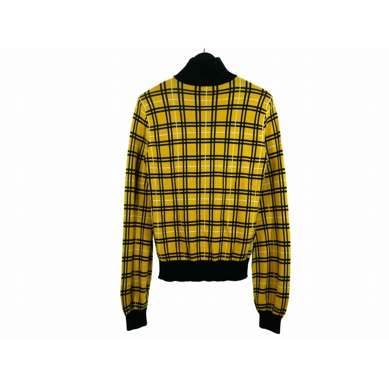 MARNI（マルニ） MARNI 23AW チェック ニット セーター 40 イエロー 黄 