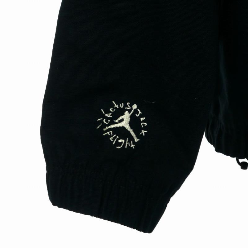 【新品未使用】ジョーダン×カクタスジャック　ハーフジップ　ジャケット　黒　刺繍 NIKE（ナイキ） トラヴィススコット カクタスジャック ブルゾン