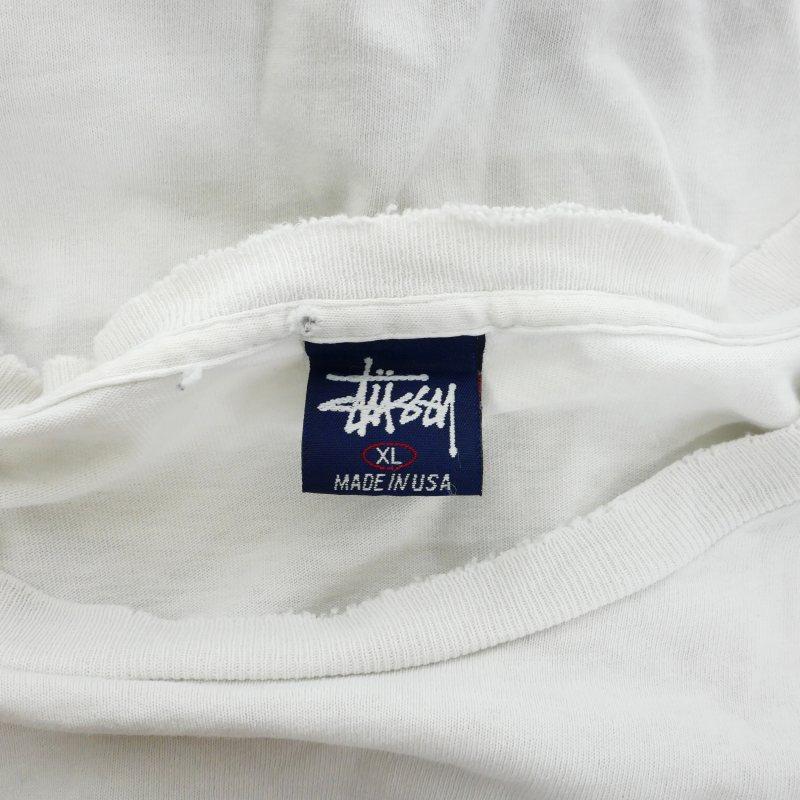 STUSSY ステューシー アメリカ製 Tシャツ 長袖 ロンT バック