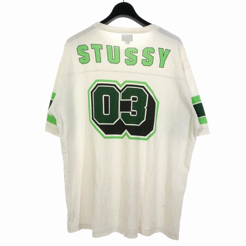 90s OLD STUSSY 紺タグ 半袖シャツ オールドステューシー Lサイズ STUSSY（ステューシー） オールドステューシー OLD STUSSY 90s 紺タグ