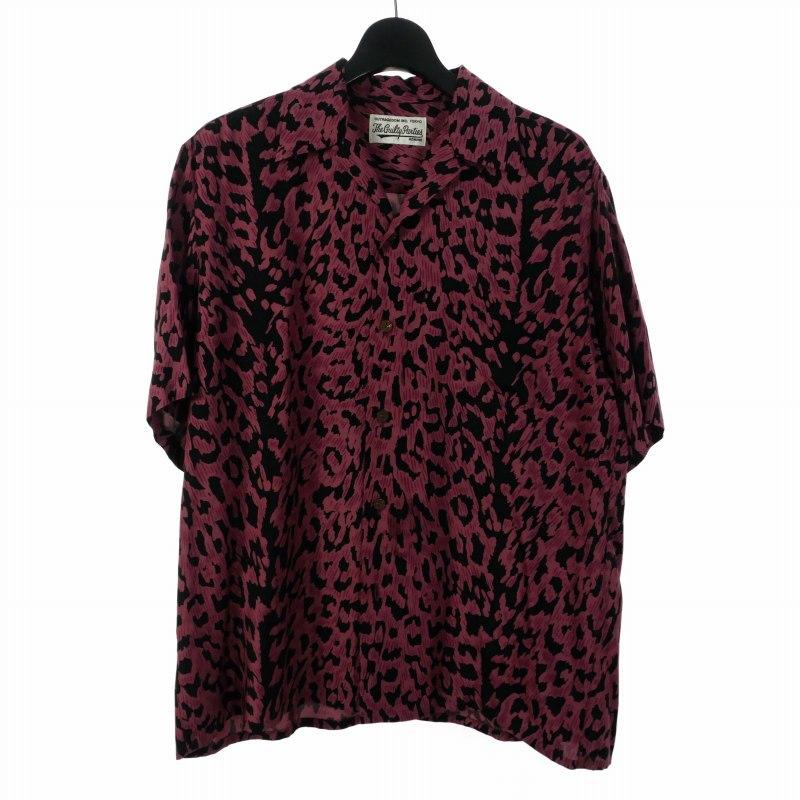 wacko maria シャツ ヒョウ柄 WACKO MARIA/DICKIES / LEOPARD WORK SHIRT（BEIGE