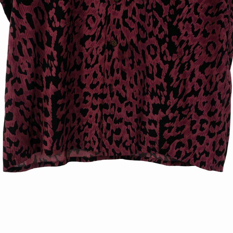 美品✨【ワコマリア】レオパード シャツ アロハシャツ 豹柄 Mサイズ 21FW WACKO MARIA ワコマリア レオパード ヒョウ柄 アロハシャツ 半袖