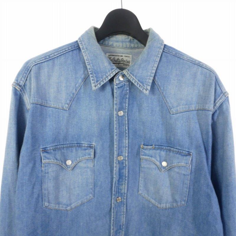 WACKO MARIA ワコマリア デニム ウエスタンシャツ 刺繍 コットン