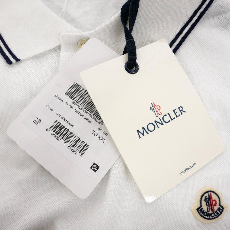 MONCLER（モンクレール） ポロシャツ 半袖 ワンポイント 刺繍 XXL