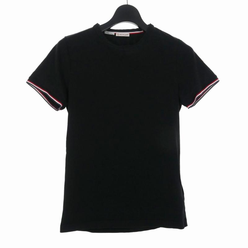 MONCLER モンクレール ブラック半袖Tシャツ XS 【公式通販】