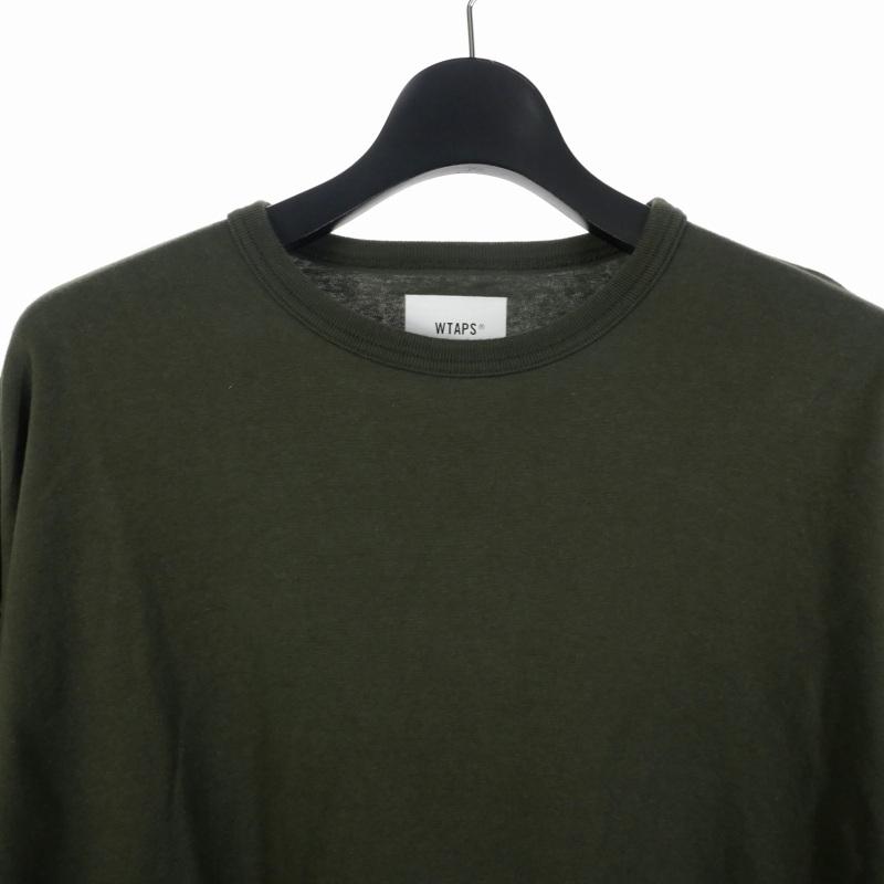 WTAPS オリーブグリーン 長袖Tシャツ 【公式通販】