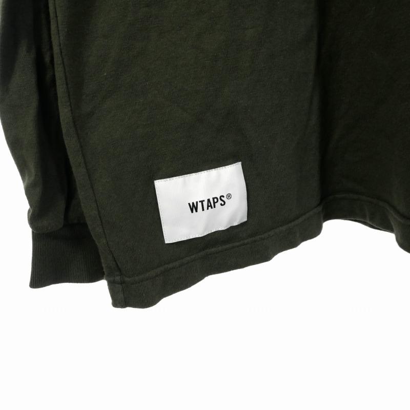 WTAPS 222ATDT-CSM12 ロングスリーブTシャツ 03 ダブルタップス WTAPS Tシャツ 長袖 ロングスリーブT コットン 03