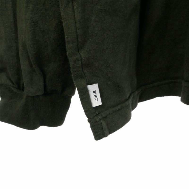 WTAPS オリーブグリーン 長袖Tシャツ 【公式通販】