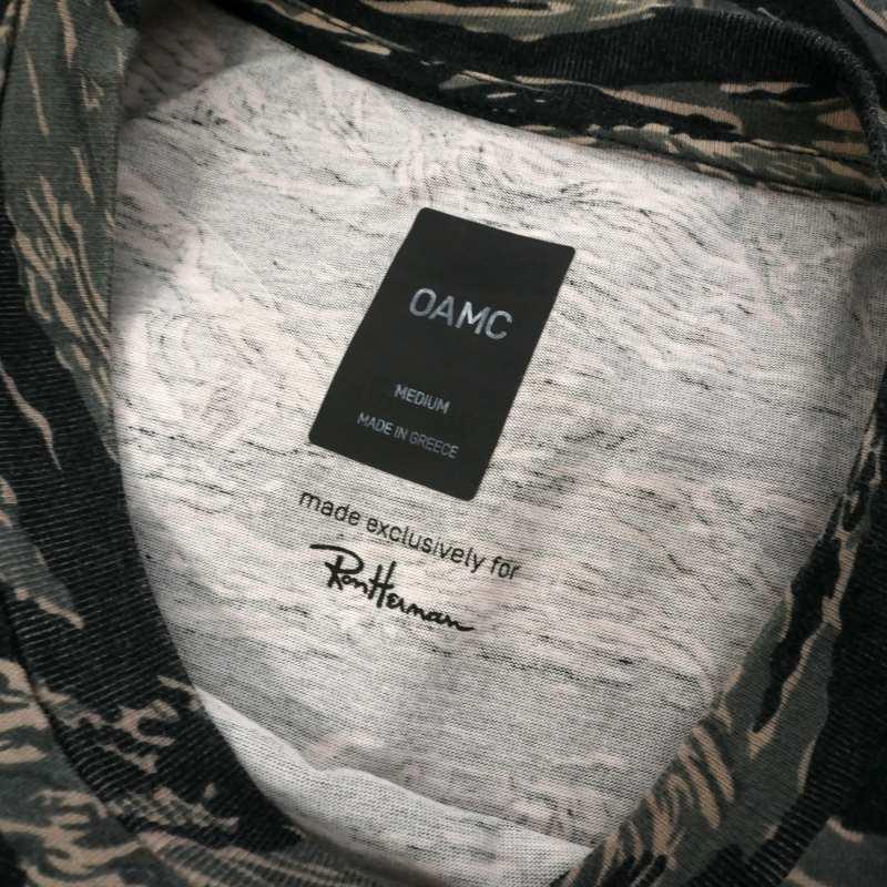 OAMC × ロンハーマン Ron Herman タイガーカモ Tシャツ オーエーエムシー OAMC × ロンハーマン Ron Herman タイガーカモ