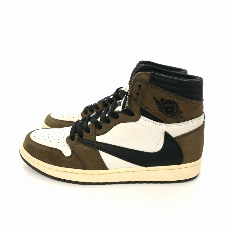 エアジョーダン1 Travis 27.5 NIKE (ナイキ) ×TRAVIS SCOTT AIR JORDAN 1 HIGH OG TS SP