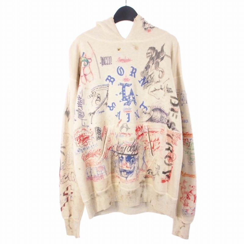 未使用品 セントマイケル × ボーンレイズド Born Raised 24SS LA 