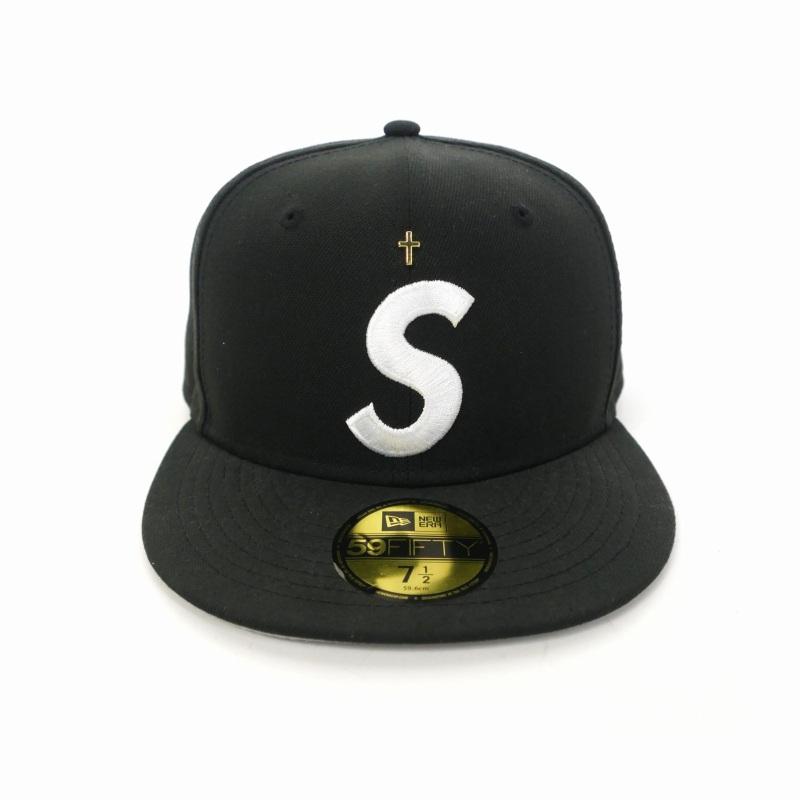 Supreme シュプリーム ゴールド クロス エス ロゴ ニューエラ