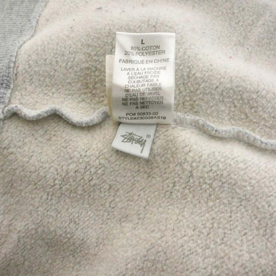 STUSSY ステューシー プリント ロゴスウェット トレーナー L