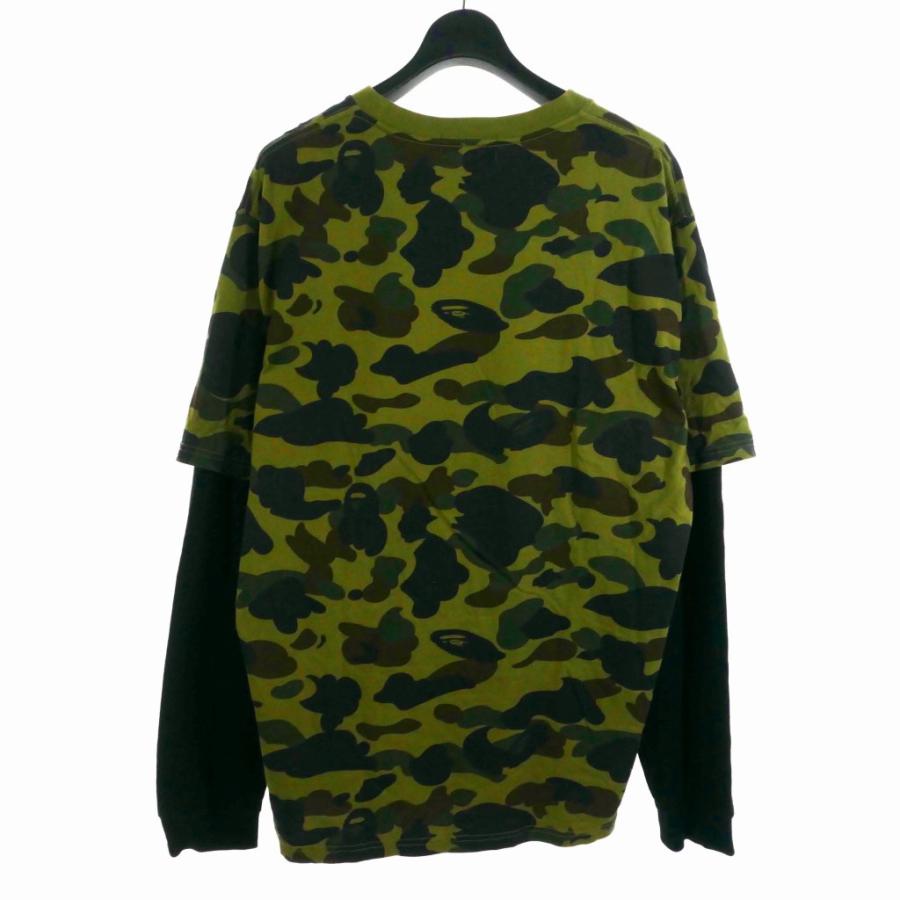 【アベイシングエイプ】カモ柄シャーク 長袖カットソー L マルチカラー qNY.jpg