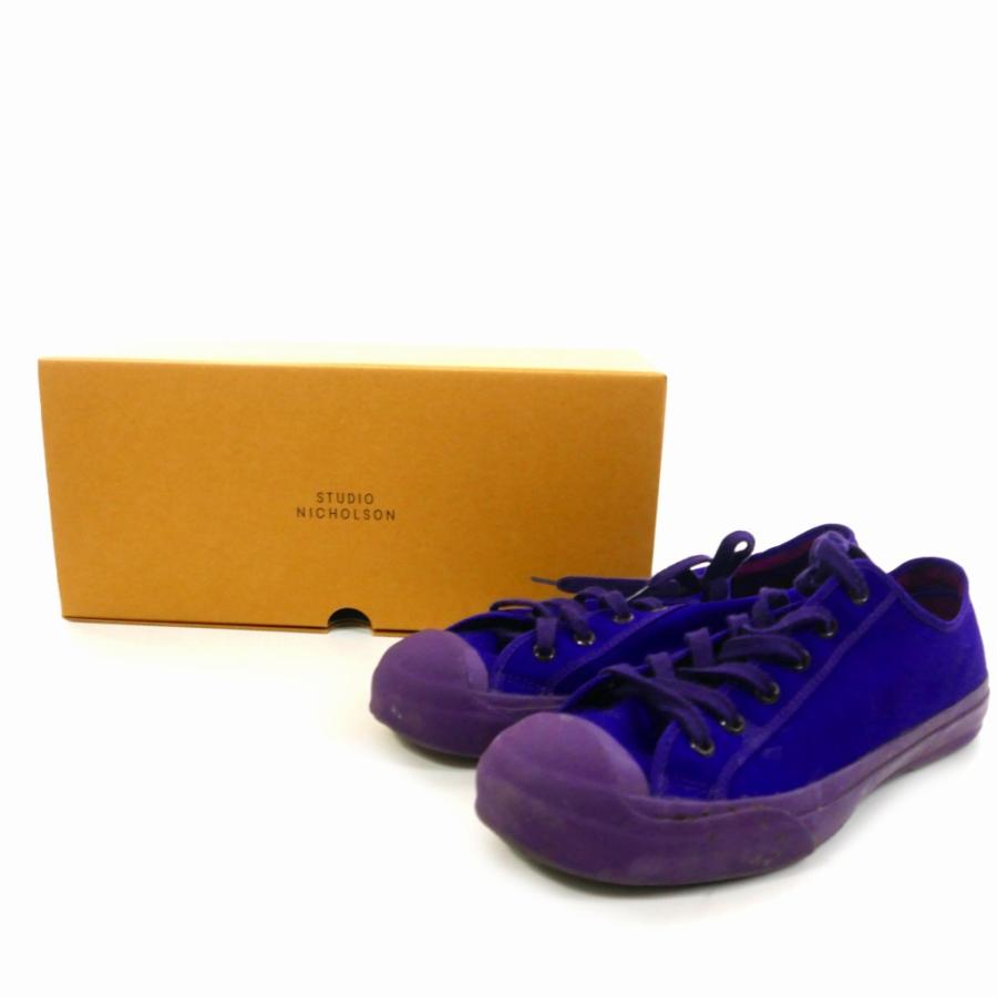 スタジオニコルソン STUDIO NICHOLSON MERINO ULTRA VIOLET スニーカー