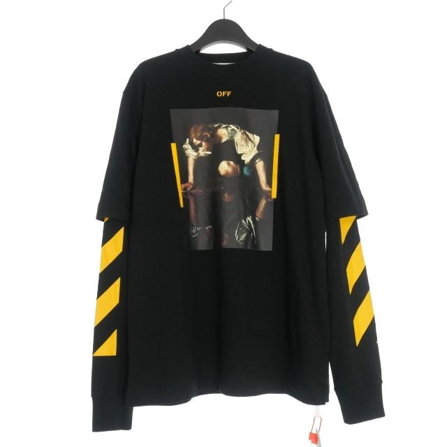オフホワイト OFF WHITE レイヤード ロングスリーブTシャツ