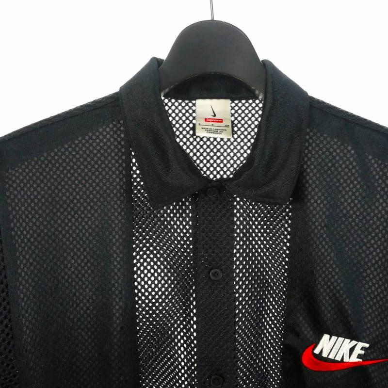 Supreme メッシュシャツ 24番 黒 Supreme x Nike Mesh S/S Shirt SS24 Black White Navy Red