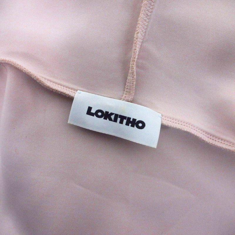 ロキト LOKITHO 刺繍 ボンディングパーカー コードエンブロイダリー