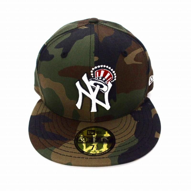 ニューエラ NEW ERA 59FIFTY ニューヨークヤンキース 迷彩柄 キャップ