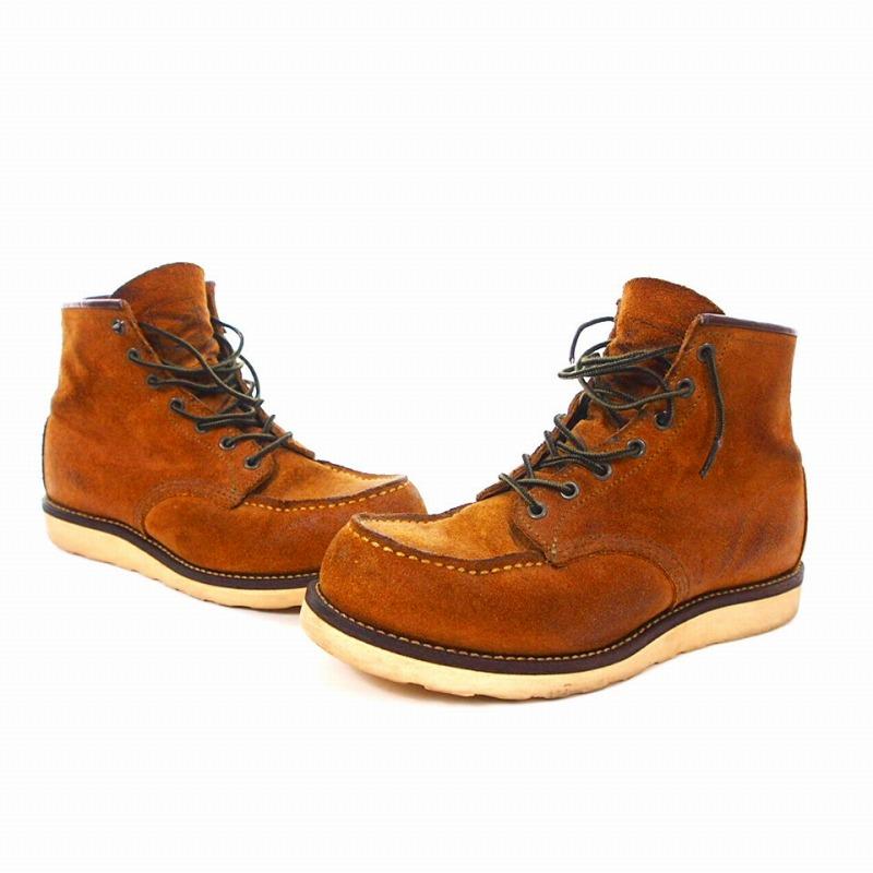 【中古】レッドウィング REDWING 8861 classic work 6inch Moc-toe ブーツ シューズ 靴 US8 26?p ブラウン 茶 レディース RED WING SHOES（レッドウィング） REDWING 8861 classic work 6inch