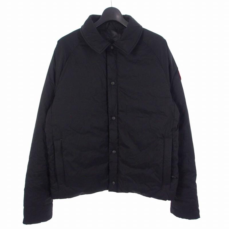 【中古】カナダグース   ダウンジャケット ブルゾン L ブラック 黒 メンズ カナダグース CANADA GOOSE ダウンジャケット ブルゾン L ブラック 黒