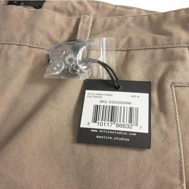 【中古】エンタイアスタジオ entire studio HARD CARGO HEAVY CANVAS カーゴパンツ M GRAVEL グレー ES2220 メンズ エンタイアスタジオ entire studio HARD CARGO HEAVY CANVAS カーゴ