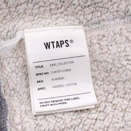 ダブルタップス WTAPS 21AW ACADEMY HOODED COTTON パーカー フーディ