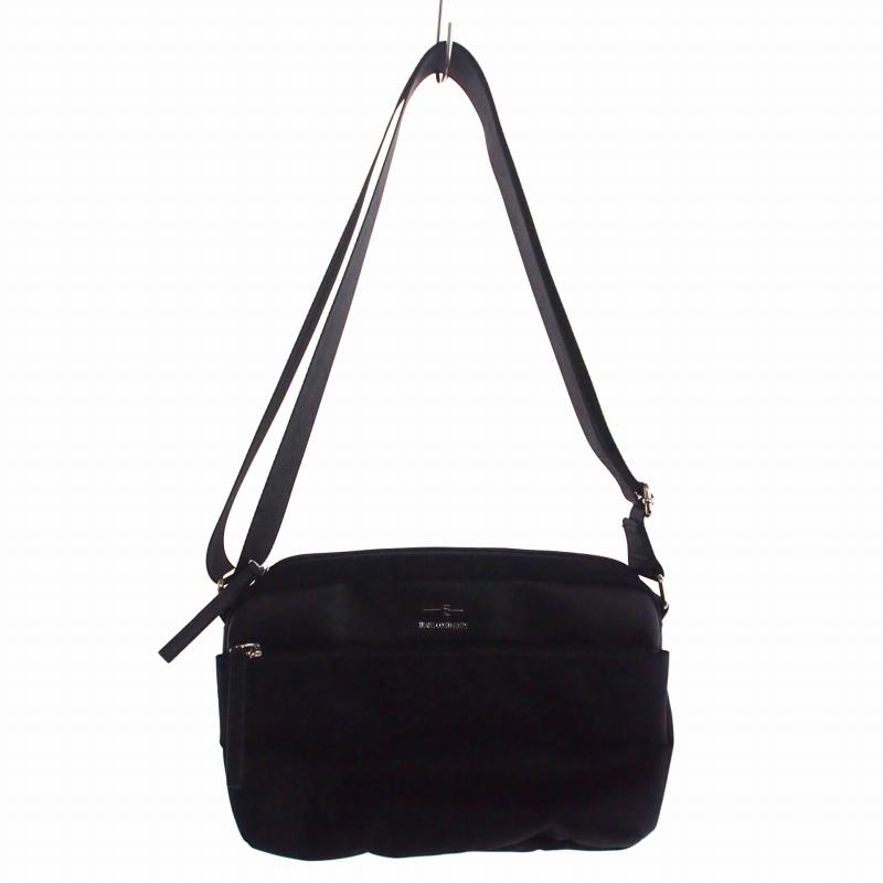 トランスコンチネンツ TRANS CONTINENTS ショルダーバッグ ブラック 黒