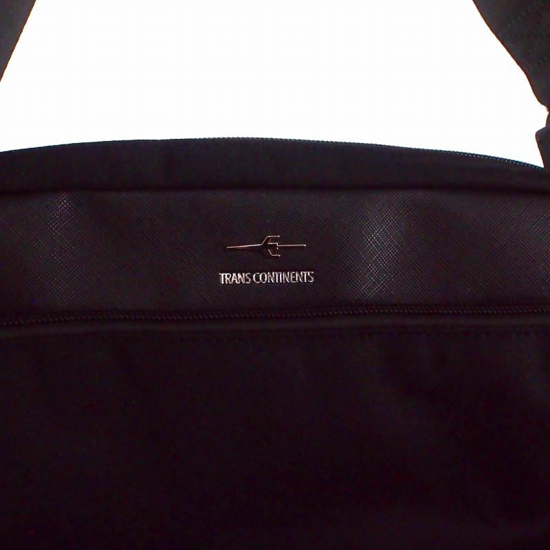 トランスコンチネンツ TRANS CONTINENTS ショルダーバッグ ブラック 黒