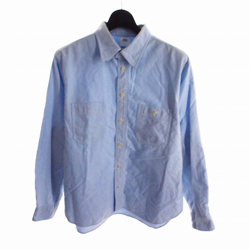 ビズビム VISVIM オックスフォードシャツ 長袖 1 ブルー 青