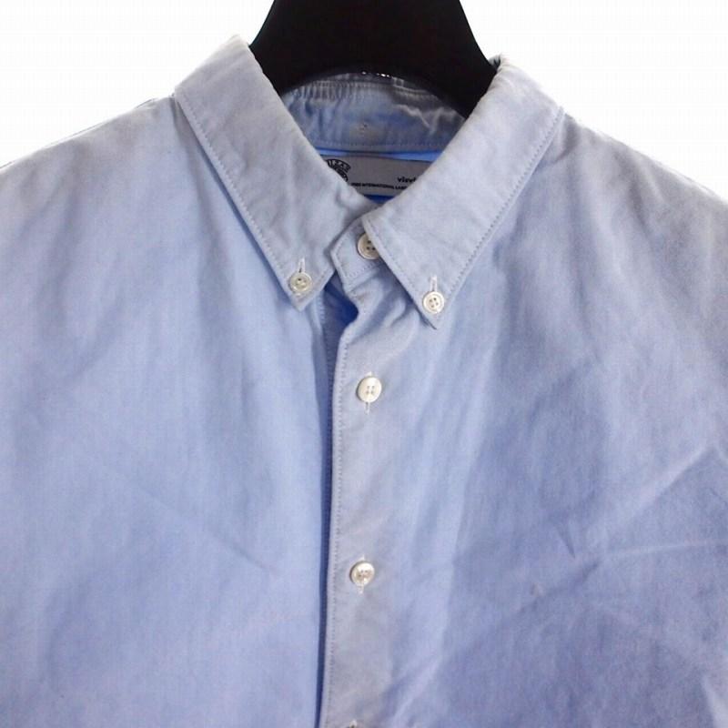 ビズビム VISVIM オックスフォードシャツ 長袖 1 ブルー 青