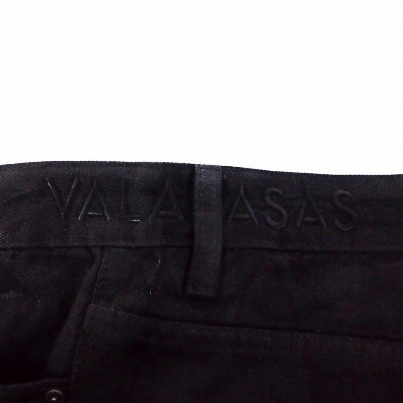 バラバサス VALABASAS コーティング加工 ワイドデニム ジーンズ パンツ