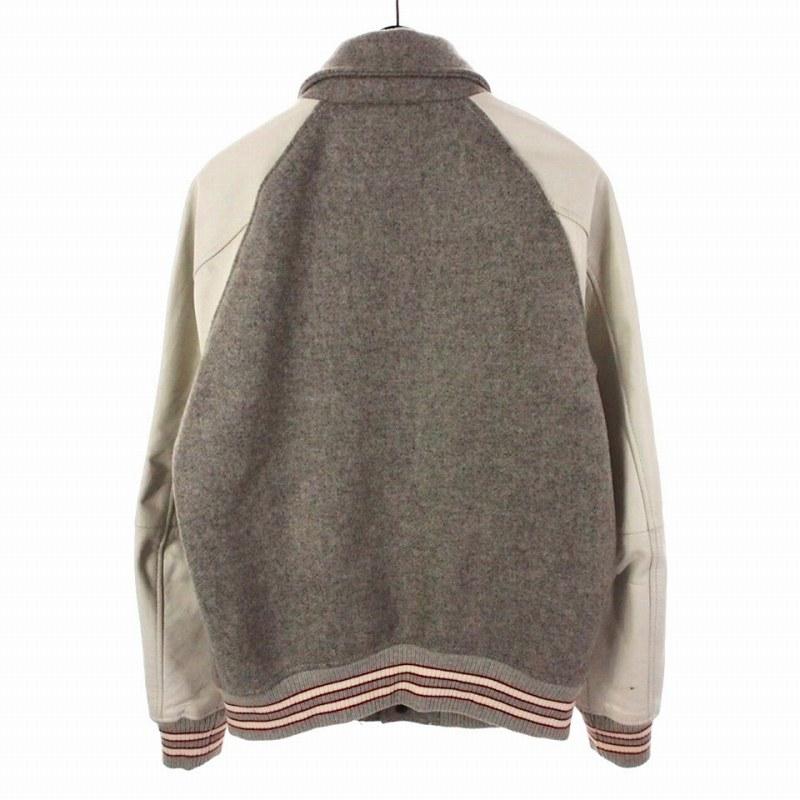 【DIESEL/ディーゼル】スタジャン 袖レザー ブルゾン DIESEL（ディーゼル） スタジャン レザージャケット ブルゾン 上着 S