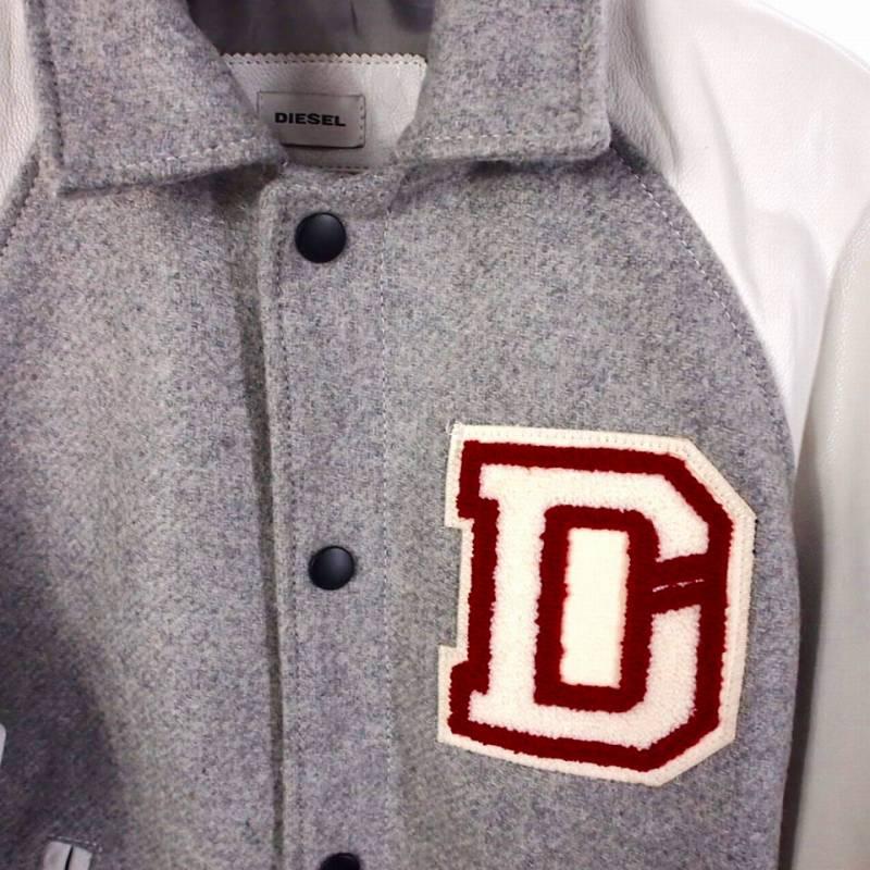 DIESEL（ディーゼル） スタジャン レザージャケット ブルゾン 上着 S