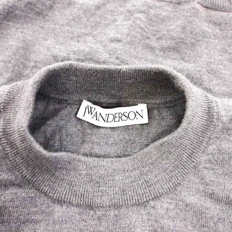 JW Anderson ジェイダブリューアンダーソン ニット・セーター XS 紺 【古着】【中古】 中古・古着通販】J.W.ANDERSON (ジェイダブリューアンダーソン) パッチ