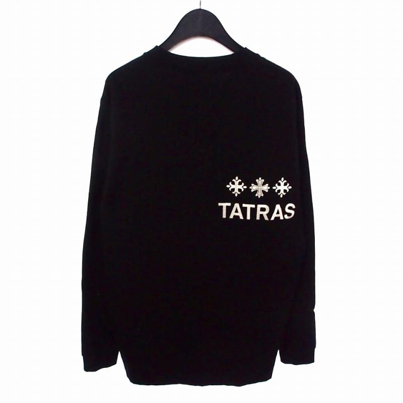 TATRAS ブラック 長袖カットソー