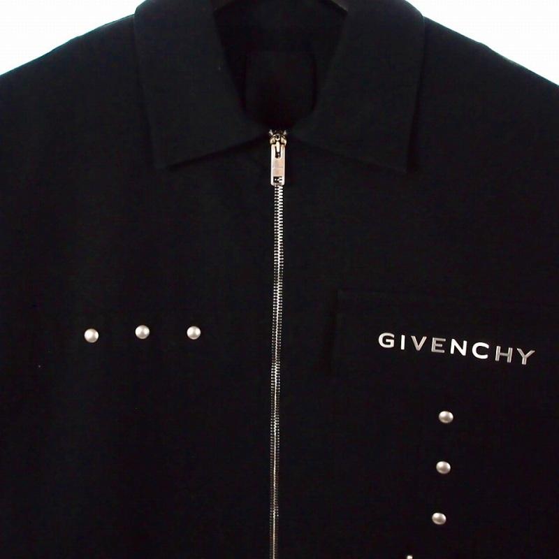 ジバンシィ GIVENCHY メタルディテール シャツ ジャケット 上着 39