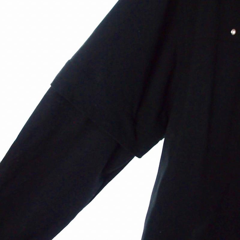 【中古】ジバンシィ GIVENCHY メタルディテール シャツ ジャケット 上着 39 ブラック 黒 BM60YP154Z メンズ ジバンシィ GIVENCHY メタルディテール シャツ ジャケット 上着 39