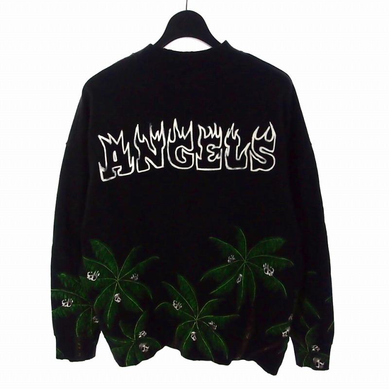 パームエンジェルス PALM ANGELS Palms & Skull Crew Sweatshirt 