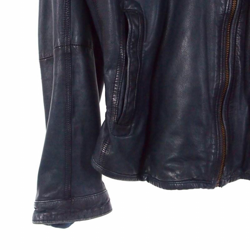 マッシモドゥッティ Massimo Dutti シングルライダース レザー