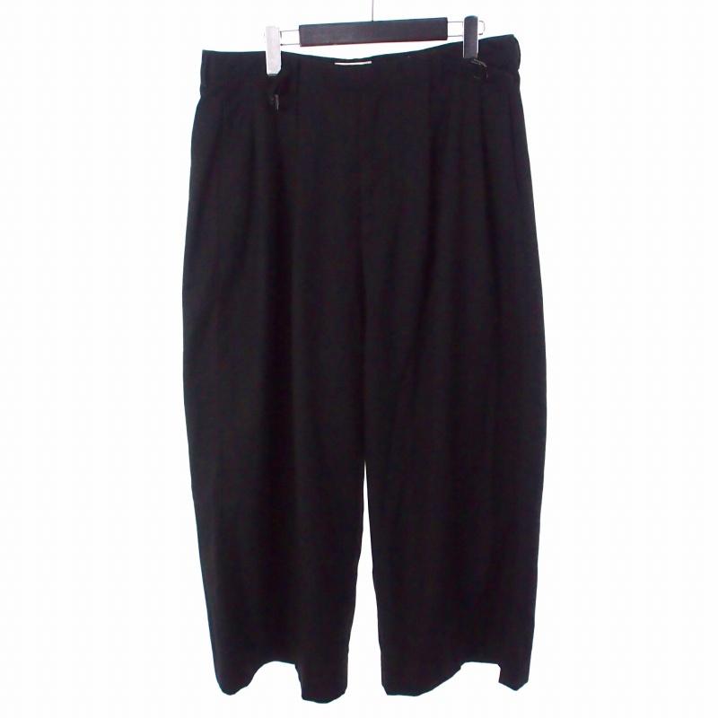 ルイス Lui's スーパーワイドパンツ スラックス M ブラック 黒