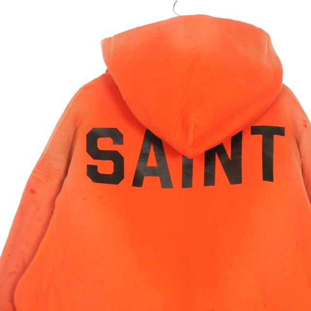 .　セントマイケル SAINTMICHAEL　ロゴプリントパーカー 楽天市場】SAINT MICHAEL セントマイケル パーカー サイズ:XL 24SS