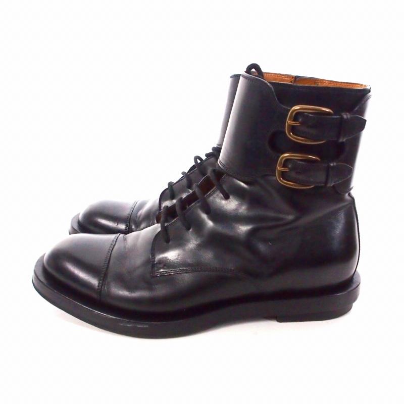 GUCCI（グッチ） GUCCI Double Buckle Military Boots ダブルバックル
