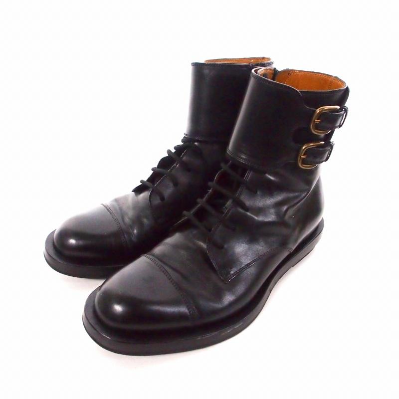 GUCCI（グッチ） GUCCI Double Buckle Military Boots ダブルバックル