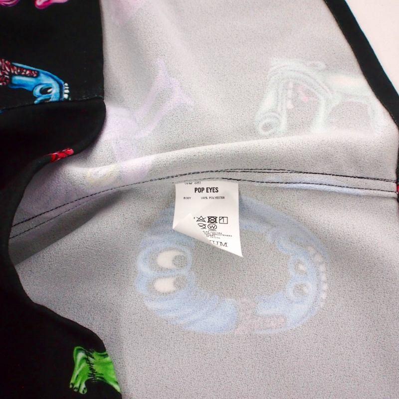 【中古】ポップアイズ POP EYES 24SS ALPHABET MONSTER SHIRTS S/S シャツ 半袖 M ブラック 黒 24SS-PPE-012BK メンズ ポップアイズ POP EYES 24SS ALPHABET MONSTER SHIRTS S/S シャツ 半袖