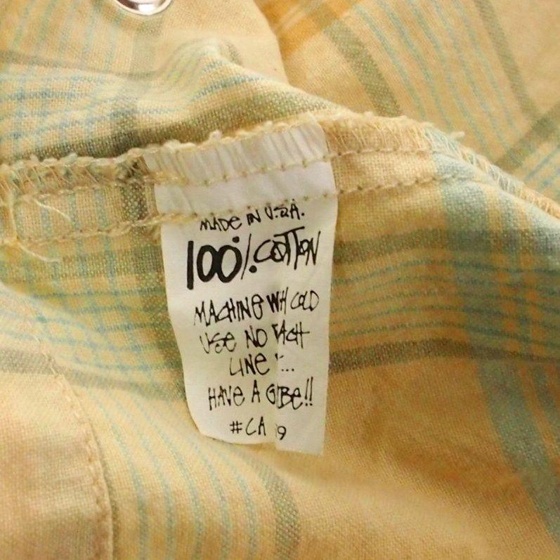 STUSSY（ステューシー） STUSSY OLD 90S アメリカ製 白タグ PLAID