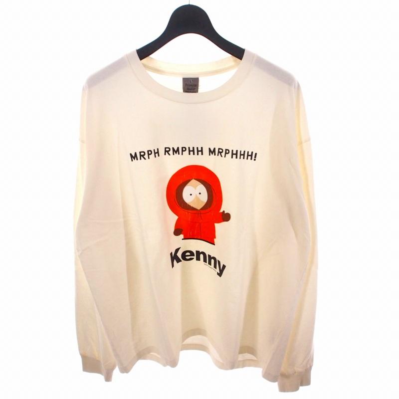 【中古】未使用品 サウスパーク SOUTH PARK KENNY LS TEE Tシャツ カットソー 長袖 2 ホワイト 白 メンズ 未使用品 サウスパーク SOUTH PARK KENNY LS TEE Tシャツ カットソー