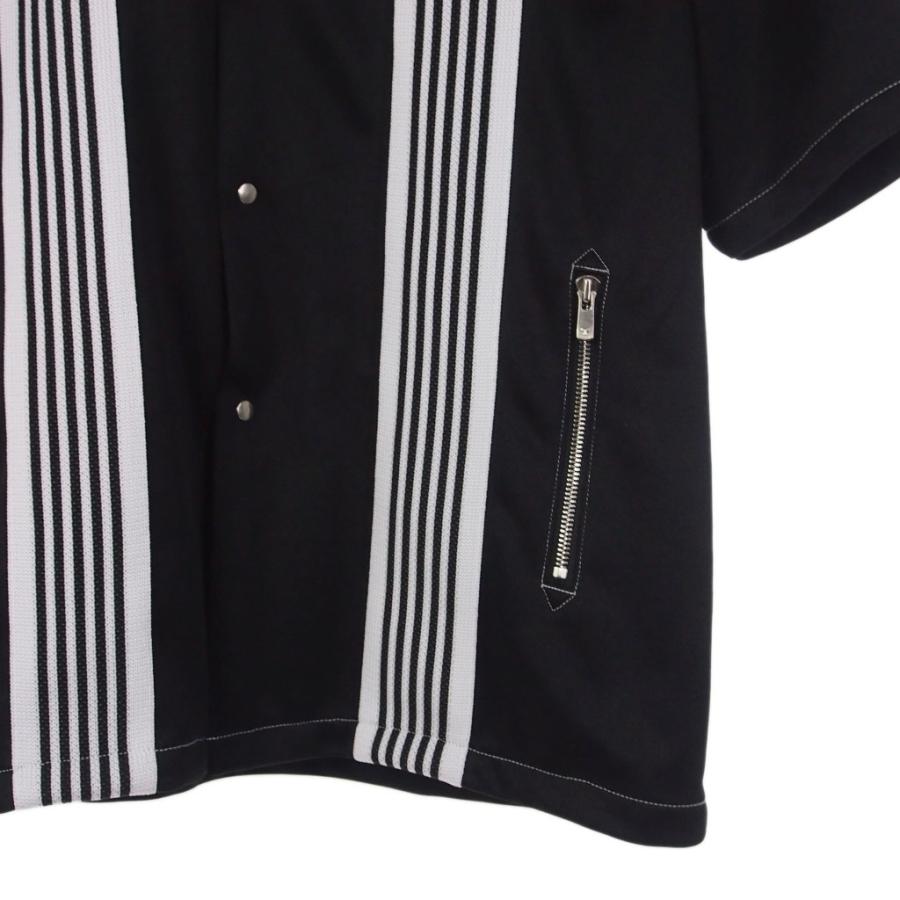 【中古】ニードルス ニードルズ Needles NUBIAN別注 オープンカラーシャツ 半袖 M 黒 ブラック MR500 メンズ ニードルス ニードルズ Needles NUBIAN別注 オープンカラーシャツ 半袖