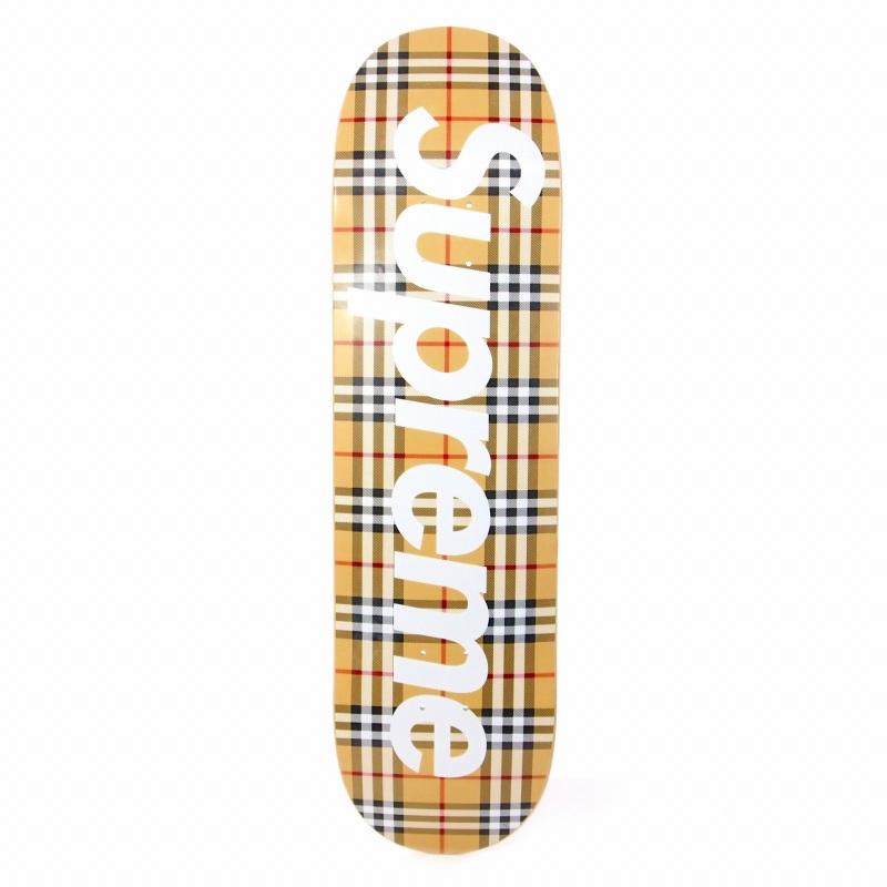 Supreme（シュプリーム） × バーバリー BURBERRY 22SS Skateboard Deck