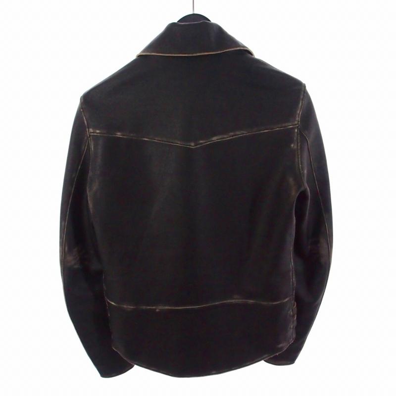 NUMBERNINEタブルライダースジャケット ブラック NUMBERNINEタブルライダースジャケット ブラック